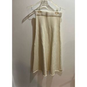 NEW Commense Knit Midi Skirt Dainty Cottage Coquette Clean Soft Girl Winter Chic